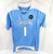 Womens Soccer North Carolina Tar Heels UNC #1 Game Used Blue Jersey EVE Patch 1