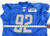 2014 Detroit Lions Devin Taylor #92 Game Used Blue Practice Jersey 50 208