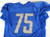 2019 Detroit Lions Frank Herron #75 Game Used Blue Practice Jersey 209