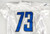 2017 Detroit Lions Greg Robinson #73 Game Issued White Practice Jersey 52 320