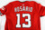 2025 Washington Nationals Amed Rosario #13 Game Used Red Jersey 44 682
