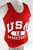 1990s Team USA Basketball #18 Game Issued Red Practice Jersey S 866