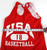 1990s Team USA Basketball #18 Game Issued Red Practice Jersey S 866