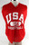 1990s Team USA Basketball #156 Game Issued Red Practice Jersey L 868