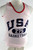 1990s Team USA Basketball #275 Game Issued Red Practice Jersey S 872