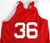 1990s Team USA Basketball #36 Game Issued Red Practice Jersey M 873