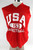 1990s Team USA Basketball #153 Game Issued Red Practice Jersey L 875