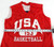 1990s Team USA Basketball #153 Game Issued Red Practice Jersey L 875