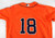 2013-17 Houston Astros #18 Game Used Orange Jersey NP Rem 46 039