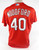 2020 St Louis Cardinals Jake Woodford #40 Game Issued Pos Used Red Jersey ST 2