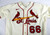 2022 St. Louis Cardinals Connor Thomas #66 Game Issued Cream Jersey 46 DP72517