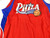 2008-09 Philadelphia 76ers Blank Game Issued Red Jersey 50 804