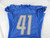 2018 Detroit Lions #41 Game Issued Blue Practice Jersey Rocket Mortgage P 44 216