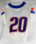 Boise State Broncos #20 Game Used White Jersey Football NP Rem 38 846