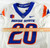 Boise State Broncos #20 Game Used White Jersey Football NP Rem 38 846
