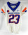 Boise State Broncos #23 Game Used White Jersey Football NP Rem 40 848