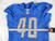 2016 Detroit Lions #40 Game Issued Blue Practice Jersey 44 220