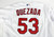 2022 St. Louis Cardinals Johan Quezada #53 Game Issued White Jersey 50 DP72681