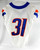 2021 Boise State Broncos #31 Game Used White Jersey Football NP Rem 40 852