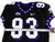 2004 Texas Christian TCU Frogs #93 Game Used Black Jersey Football NP Rem L 080