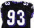 2004 Texas Christian TCU Frogs #93 Game Used Black Jersey Football NP Rem L 080