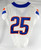 2019 Boise State Broncos #25 Game Used White Jersey Football NP Rem 38 849