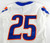 2019 Boise State Broncos #25 Game Used White Jersey Football NP Rem 38 849