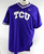 2023 Texas Christian Frogs #32 Game Used Purple Practice Jersey Baseball XL 747