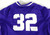 2023 Texas Christian Frogs #32 Game Used Purple Practice Jersey Baseball XL 747