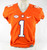 2016 Clemson Tigers #1 Game Issued Orange Jersey 44 DP77727