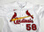 2023 St. Louis Cardinals Wilking Rodriguez #58 Game Issued P Used White Jersey 2