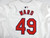 2024 St. Louis Cardinals Turner Ward #49 Game Issued White Jersey 46 DP88870