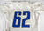 2017 Detroit Lions Don Barclay #62 Game Used White Practice Jersey 52 949