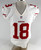 2016 San Francisco 49ers DeAndre Smelter #18 Game Issued White Jersey NP Rem 65