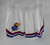 Kansas Jayhawks Game Issued White Shorts Basketball XLN2 594