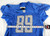 2021 Detroit Lions Brock Wright #89 Game Used Blue Practice Jersey 46 207