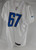 2018 Detroit Lions #67 Game Issued White Practice Jersey 52 224