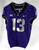 2019-24 Texas Christian TCU Frogs #13 Game Used Purple Jersey Football NP R 40 9