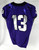 2019-24 Texas Christian TCU Frogs #13 Game Used Purple Jersey Football NP R 40 9