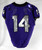 2020 Texas Christian TCU Frogs #14 Game Used Purple Jersey Football NP R 42 062