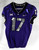 2020 Texas Christian TCU Frogs #17 Game Used Purple Jersey Football NP R 42 065