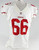 2012 San Francisco 49ers #66 Game Issued White Jersey 48 086