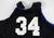 1990s Orlando Magic #34 Game Issued Blue Practice Jersey XXXL 099