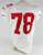 2012 San Francisco 49ers #78 Game Issued White Jersey 46 090