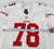 2012 San Francisco 49ers #78 Game Issued White Jersey 46 090