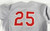 Texas Rangers #25 Game Used Grey Jersey 46 135