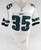 1996 Philadelphia Eagles Bill Montgomery #35 Game Issued White Jersey 46 126