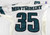 1996 Philadelphia Eagles Bill Montgomery #35 Game Issued White Jersey 46 126