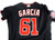 2023 Washington Nationals Robert Garcia #61 Game Issued Pos Used Navy Jersey 83