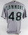 2011 Florida Marlins Clint Sammons #48 Game Used Grey Jersey 48 138